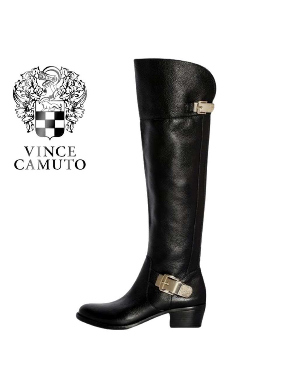 Vince Camuto Bocca Leather Zip Up  boots